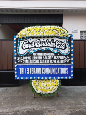 Papan Bunga Duka di Sungai Pinang Dalam